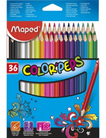 LAPIZ DE COLOR MAPED COLOR PEPS X36